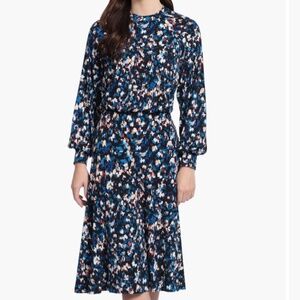 Maggie London, Floral Midi Dress, Size 10